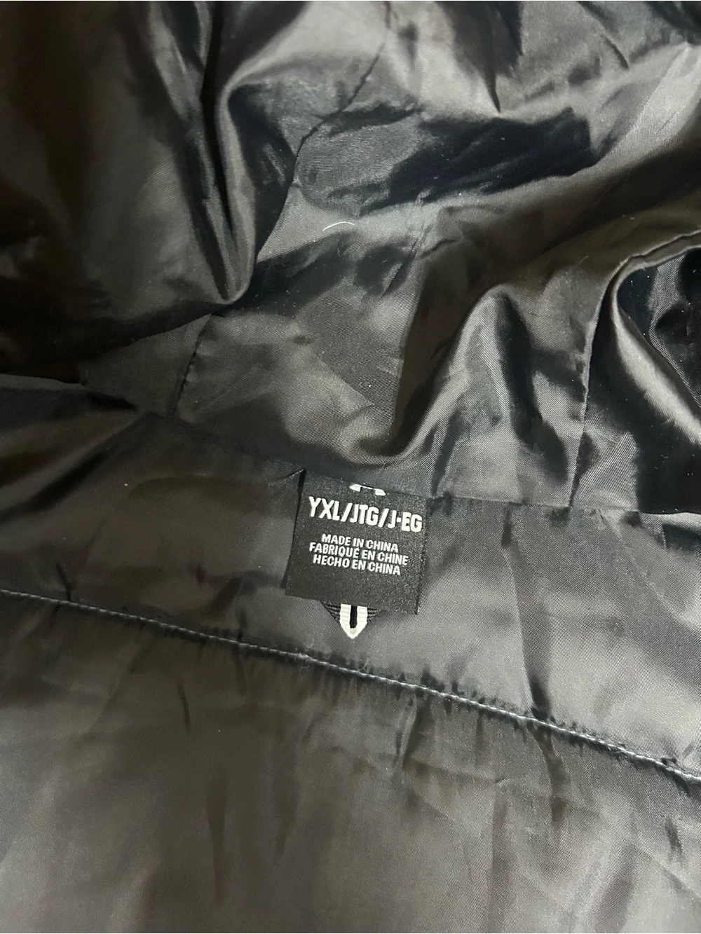 Under Armour Gray Hooded YouthXL Puffer Jacket